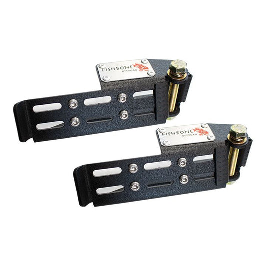 FISHBONE OFFROAD | 07-C Jeep Wrangler Foot Peg Set Black Powder | FB21268