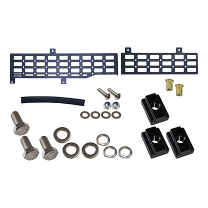 FISHBONE OFFROAD | 16-C Tacoma Passenger Bedside Molle Panel Long Bed (6 Ft) Black Textured Powder Coated | FB21309
