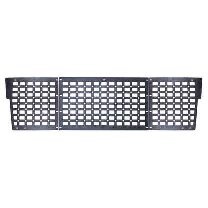 FISHBONE OFFROAD | 16-C Tacoma Front Bed Wall Molle Panel Long Bed (6 Ft) Black Textured Powder Coated | FB21310