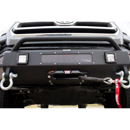 FISHBONE OFFROAD | 16-C Tacoma (3Rd Gen) Center Stubby Bumper W/ Mounting Plate For Winch | FB21311