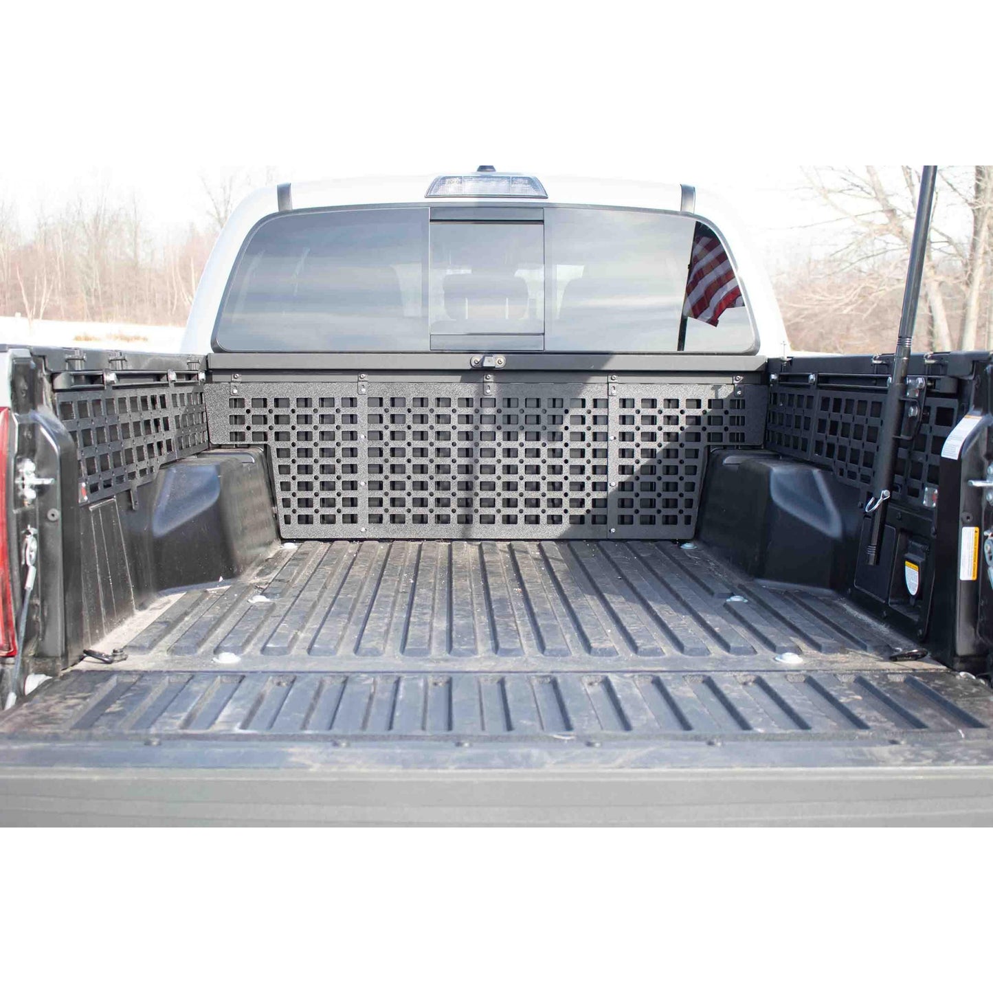 FISHBONE OFFROAD | 16-C Tacoma (3Rd Gen) Bedside Molle Panels, Passenger Side, 5Ft Bed Black | FB21328