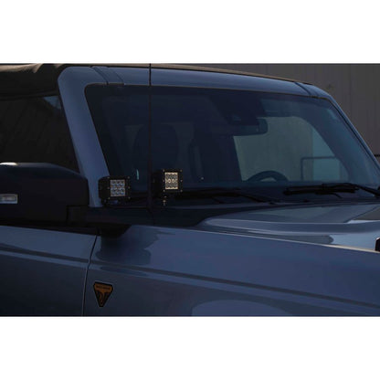 FISHBONE OFFROAD | 22--C Bronco Cowl Pod Light Brackets | FB21350