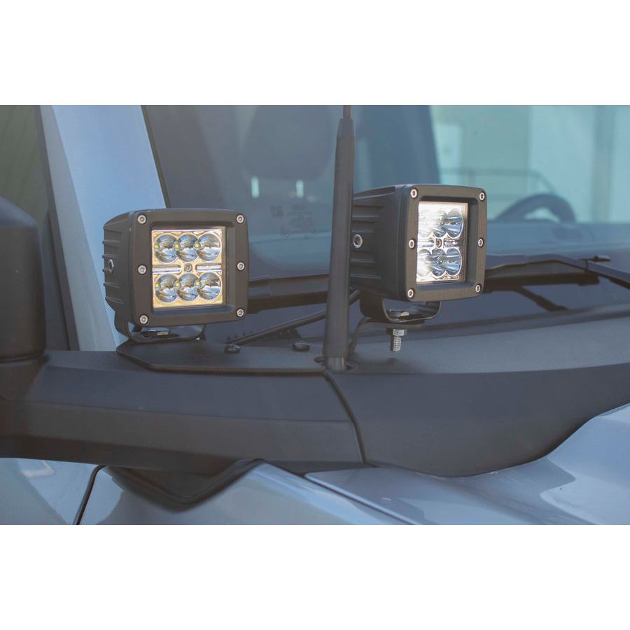FISHBONE OFFROAD | 22--C Bronco Cowl Pod Light Brackets | FB21350