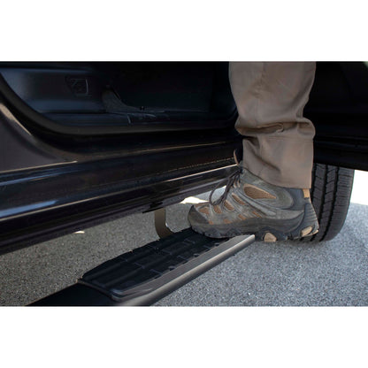 FISHBONE OFFROAD | 19-C Ram 1500 Quad Cab Oval Side Step Txt Powder Coat Black Pair | FB21374
