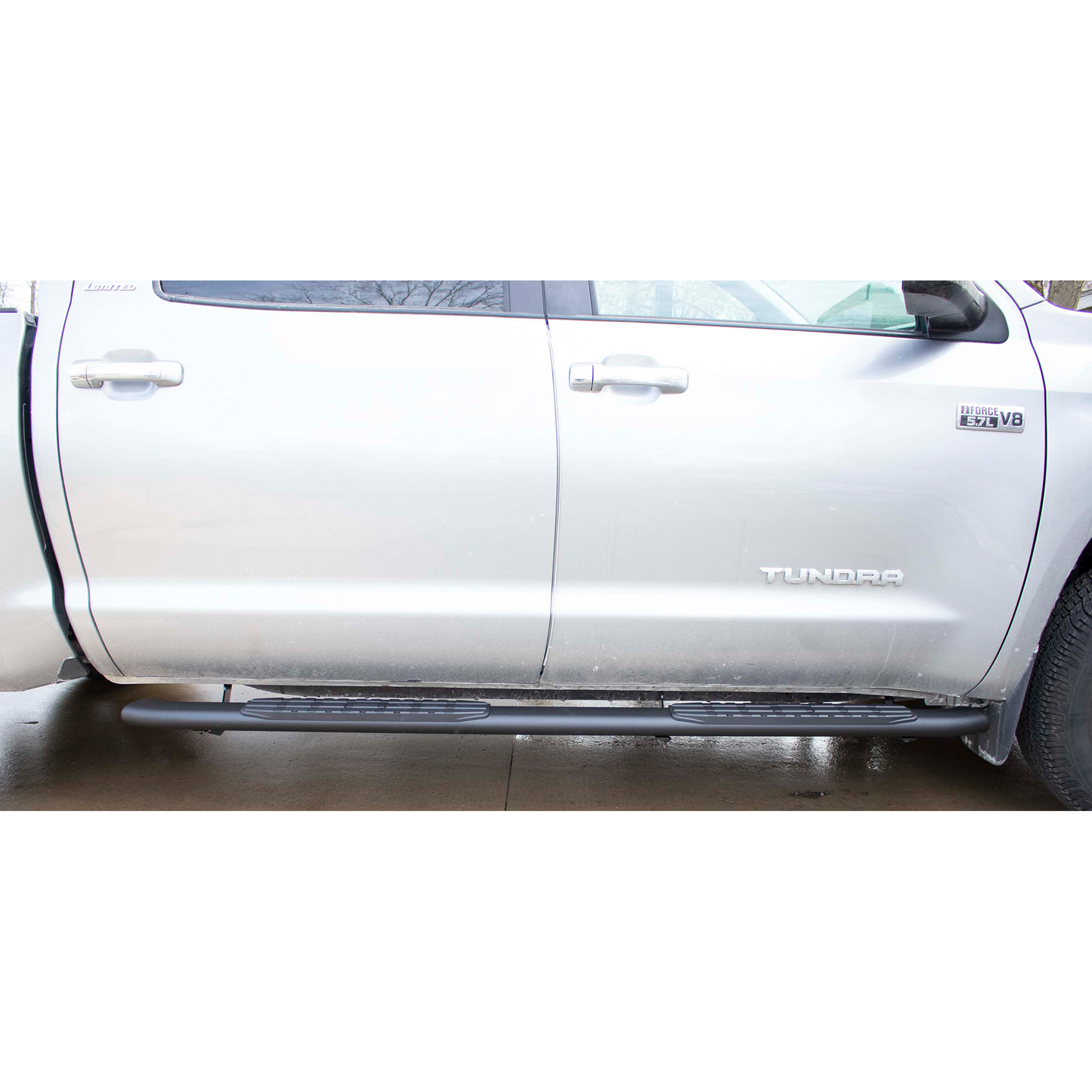FISHBONE OFFROAD | 07-21 Tundra Crew Cab Oval Side Step Txt Powder Coat Black Pair | FB21387