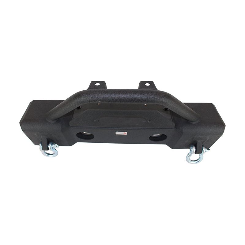 FISHBONE OFFROAD | 07-17 Jk Stubby Front Bumper/Factory Fog Lights Steel Textured Black Powder Coat | FB22001