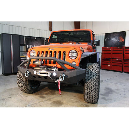 FISHBONE OFFROAD | 07-16 Jk Front Bumper With Led | FB22003