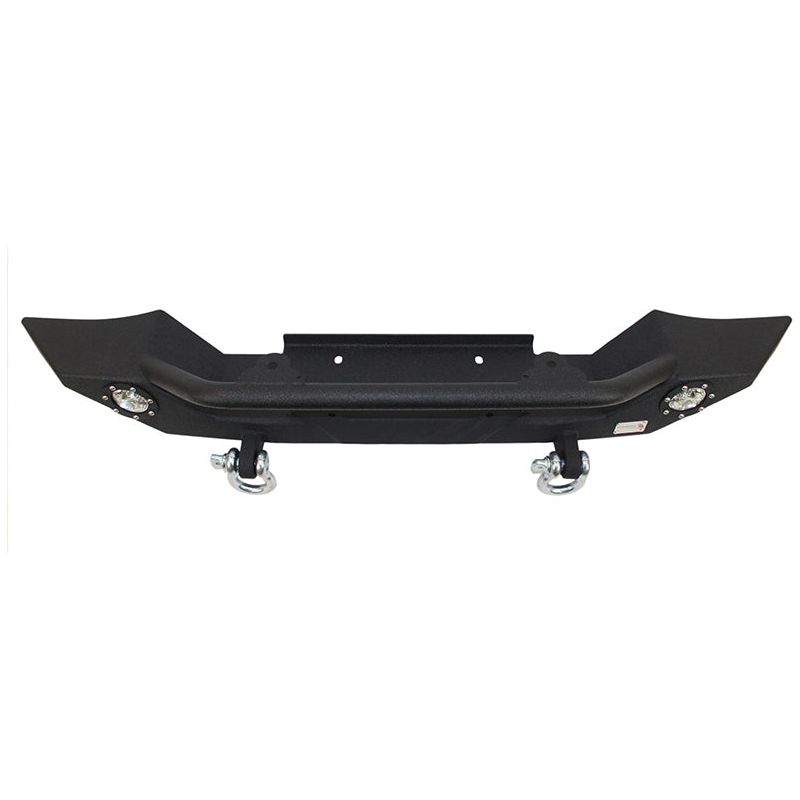 FISHBONE OFFROAD | 88-06 Wrangler Front Bumper With Led Lights Steel Textured Black Powder Coat | FB22016