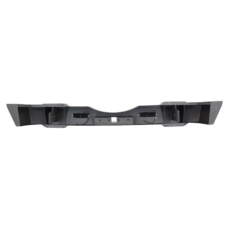 FISHBONE OFFROAD | 07-17 Jk Rear Bumper With D-Ring And Led Lights Steel Textured Black Powder Coat | FB22032