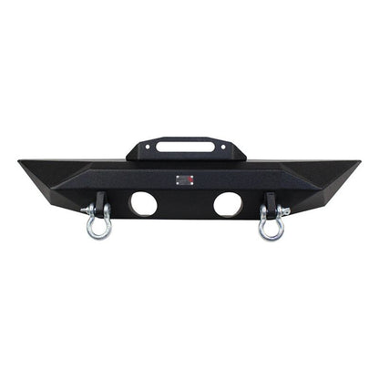 FISHBONE OFFROAD | 07-17 Jk Front Stubby Bumper W/Winch Mount Oe Fog Lights Black Powder Coated | FB22045