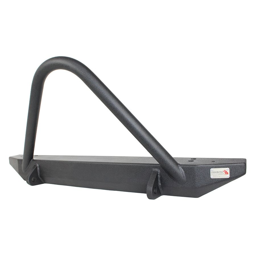 FISHBONE OFFROAD | 97-06 Tj Front Bumper With Stinger Black Powder Coated | FB22047