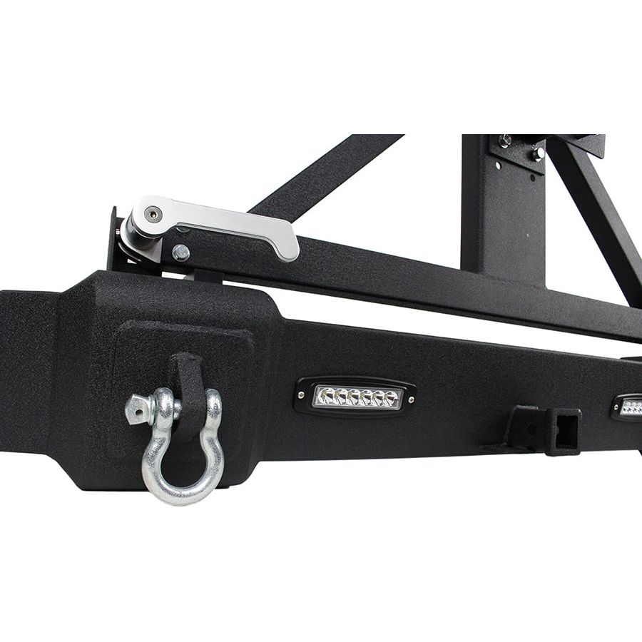 FISHBONE OFFROAD | Jeep Jk Rear Bumper With Tire Carrier 07-18 Wrangler Jk Fishbone Offroad | FB22050