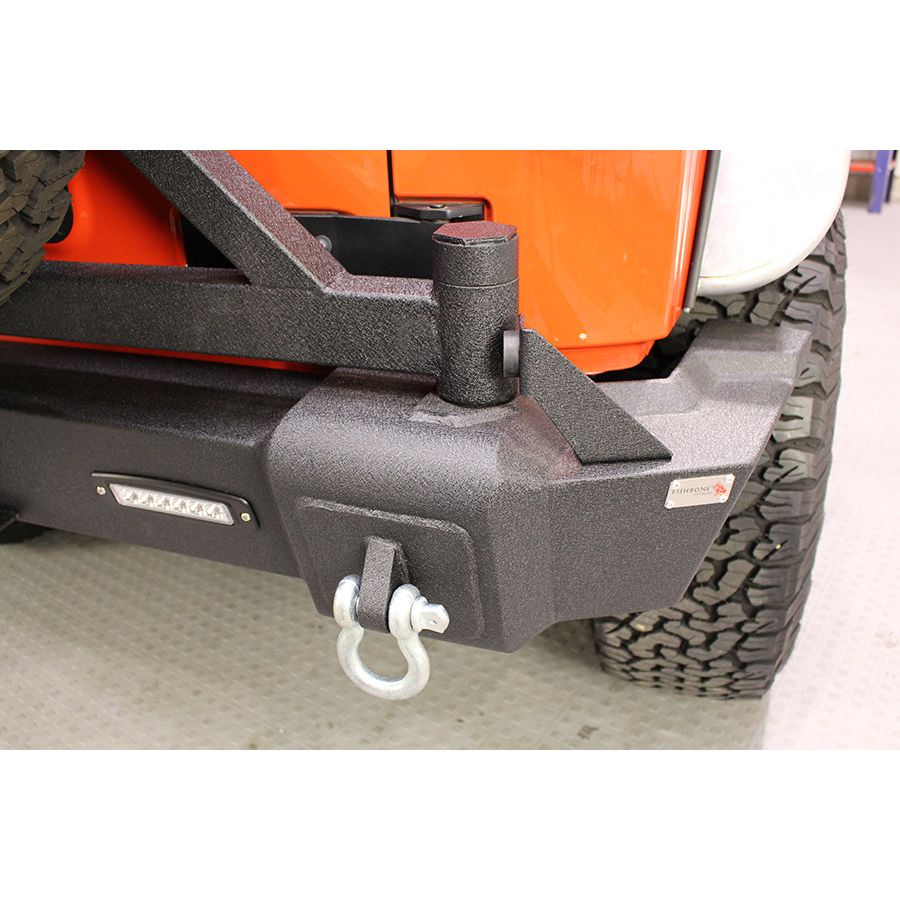 FISHBONE OFFROAD | Jeep Jk Rear Bumper With Tire Carrier 07-18 Wrangler Jk Fishbone Offroad | FB22050