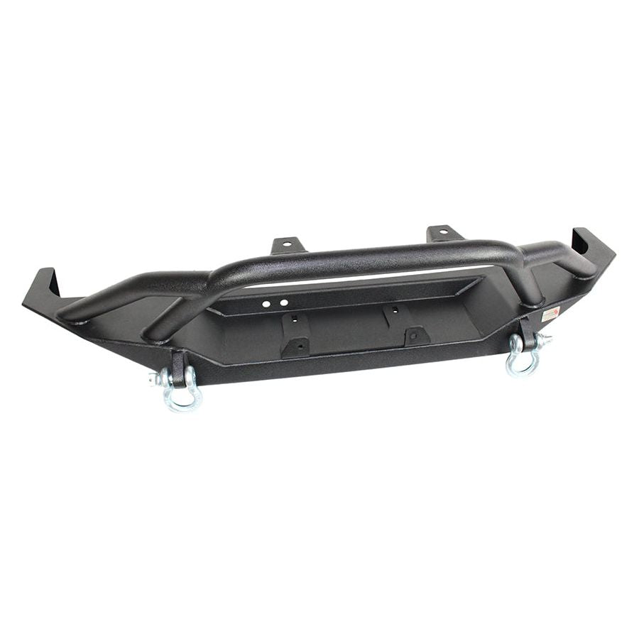FISHBONE OFFROAD | 84-01 Cherokee Bullhead Front Winch Bumper W/Grille Guard Recessed Mount Steel Black Powder Coat | FB22060