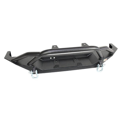 FISHBONE OFFROAD | 84-01 Cherokee Bullhead Front Winch Bumper W/Grille Guard Recessed Mount Steel Black Powder Coat | FB22060
