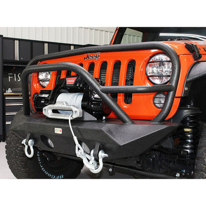 FISHBONE OFFROAD | Jeep Jk Front Winch Bumper W/Grille Guard 07-18 Wrangler Jk Manowar Series Fishbone Offroad | FB22062