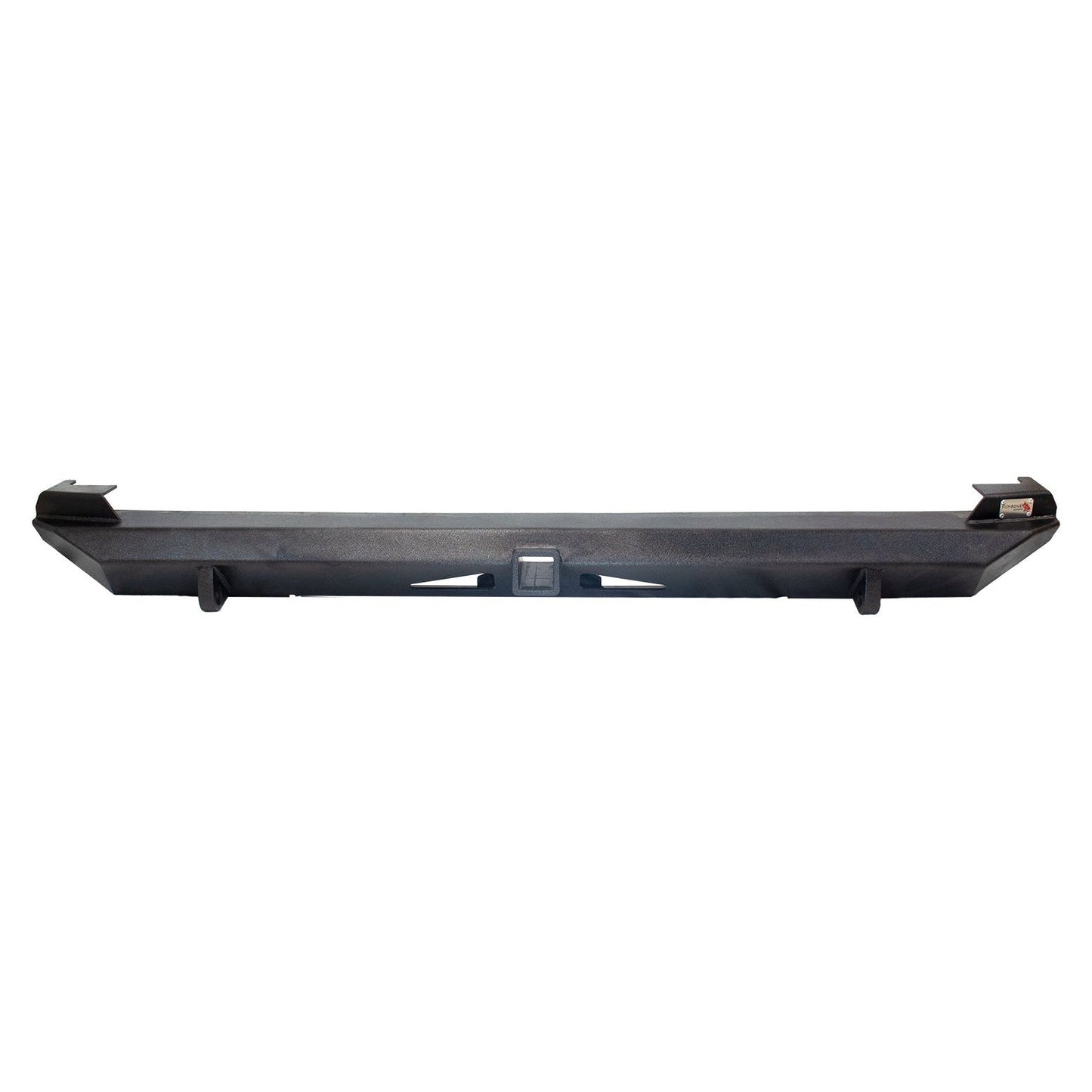 FISHBONE OFFROAD | 87-01 Cherokee Bullhead Rear Bumper With 2In Receiver And D-Rings Black Textured Powder Coat Steel | FB22079