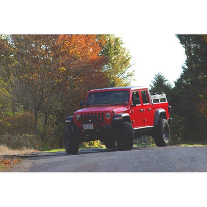 FISHBONE OFFROAD | 20-C Gladiator Half Height Tackle Bed Rack Black Textured Powder Coat 10 Gauge Steel | FB22150