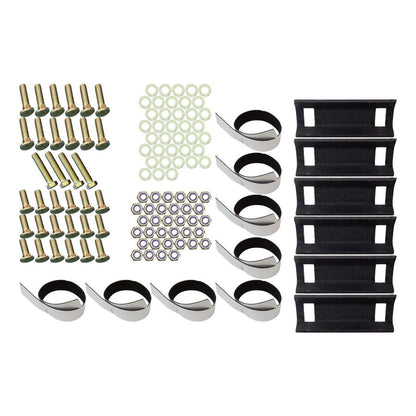 FISHBONE OFFROAD | 20-C Gladiator Half Height Tackle Bed Rack Black Textured Powder Coat 10 Gauge Steel | FB22150