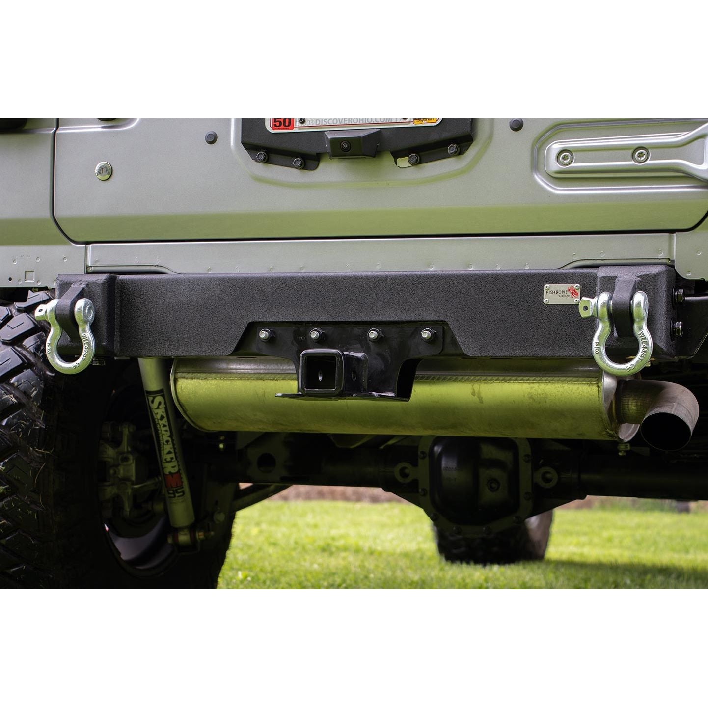 FISHBONE OFFROAD | 18-C Wrangler Rear Bumper Delete Black Powder Coat Steel | FB22179