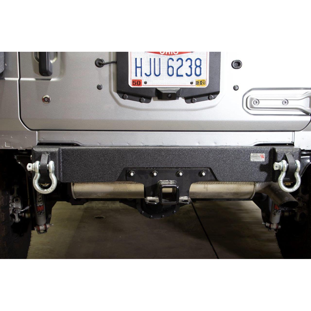 FISHBONE OFFROAD | 18-C Wrangler Rear Bumper Delete Black Powder Coat Steel | FB22179