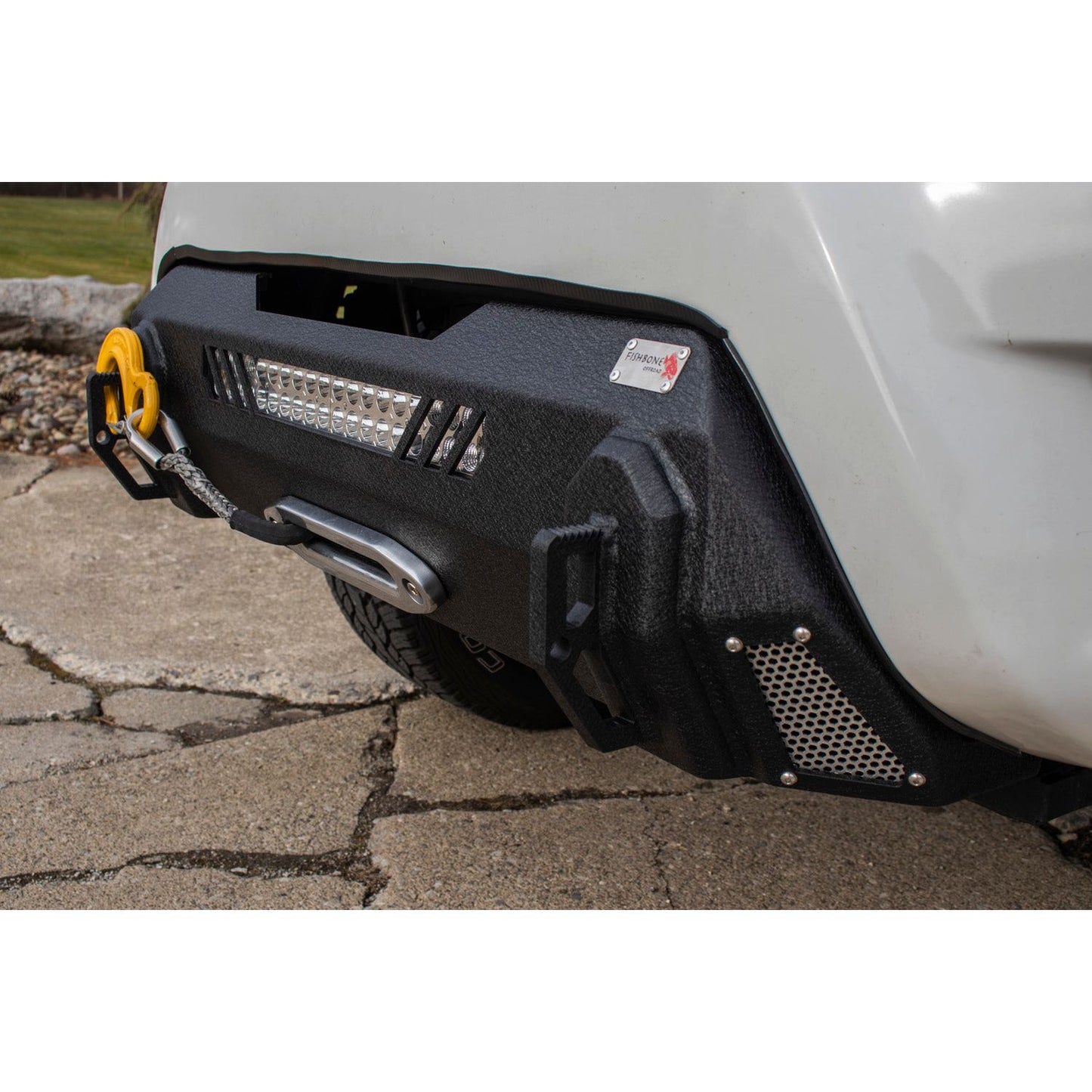 FISHBONE OFFROAD | 12-15 Tacoma Front Bumper Textured Black Powder Coat Steel | FB22296