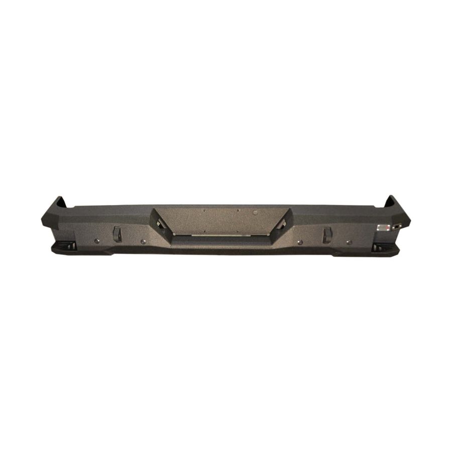 FISHBONE OFFROAD | 09-14 F150 Bolt On Rear Step Bumper 2-Stage Black Powder Coated Plate Steel | FB22356