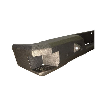 FISHBONE OFFROAD | 09-14 F150 Bolt On Rear Step Bumper 2-Stage Black Powder Coated Plate Steel | FB22356