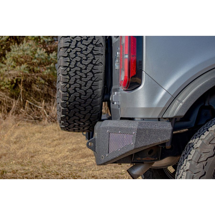 FISHBONE OFFROAD | 22-C Bronco Steelhead Rear Bumper Black Powder Coated Steel | FB22360