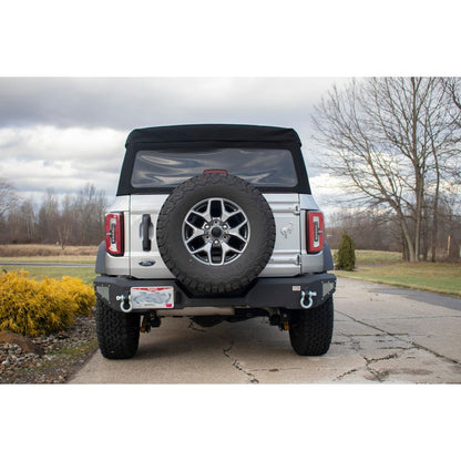 FISHBONE OFFROAD | 22-C Bronco Steelhead Rear Bumper Black Powder Coated Steel | FB22360