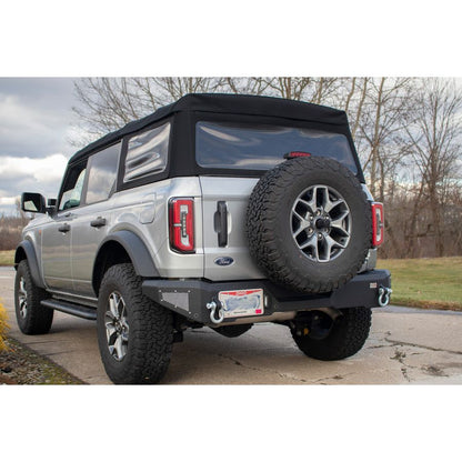 FISHBONE OFFROAD | 22-C Bronco Steelhead Rear Bumper Black Powder Coated Steel | FB22360