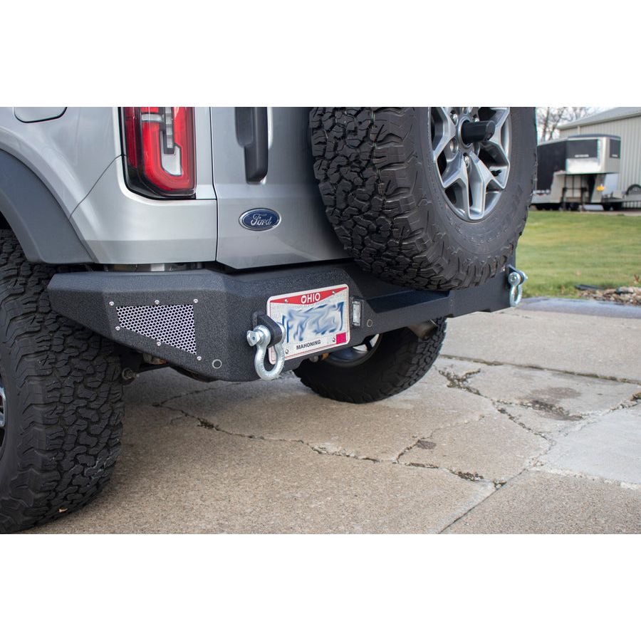 FISHBONE OFFROAD | 22-C Bronco Steelhead Rear Bumper Black Powder Coated Steel | FB22360