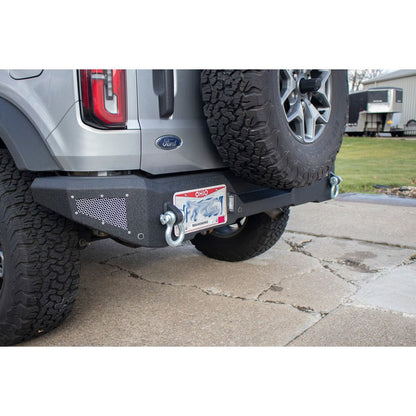 FISHBONE OFFROAD | 22-C Bronco Steelhead Rear Bumper Black Powder Coated Steel | FB22360