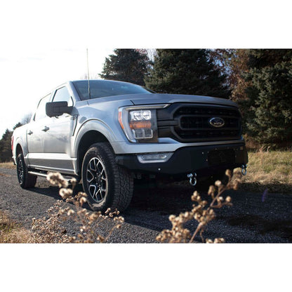FISHBONE OFFROAD | 21-23 F150 (Excl Raptor & Tremor) Pelican Front Bumper 2-Stage Black Texture Powder Coat Steel | FB22366