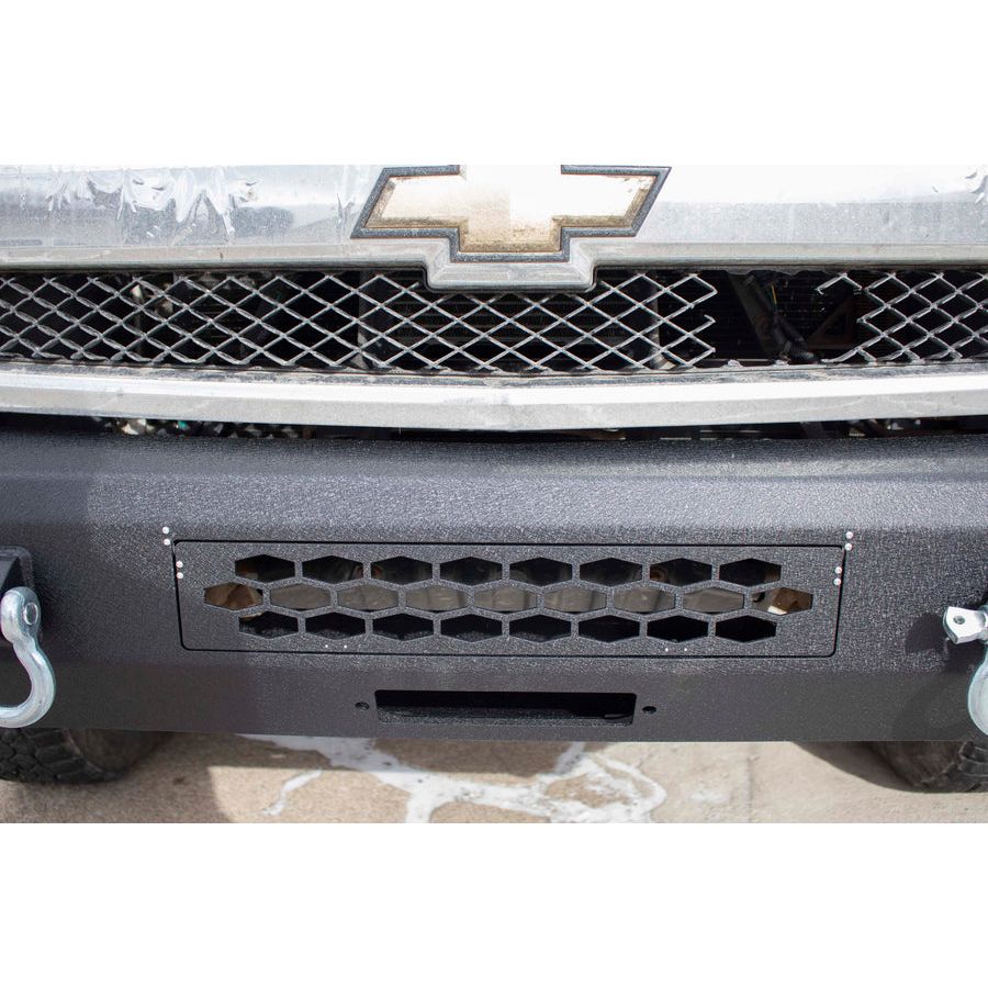 FISHBONE OFFROAD | 07-13 Silverado 1500 Front Bumper Black Powder Coat Cold-Rolled Steel | FB22368