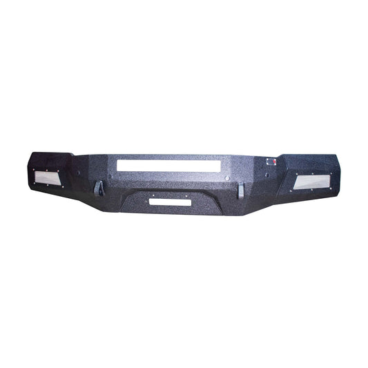 FISHBONE OFFROAD | 19-21 Silverado 1500 Rockfish Winch Bumper 2-Stage Black Textured Powder Coat 1/8In Steel | FB22389