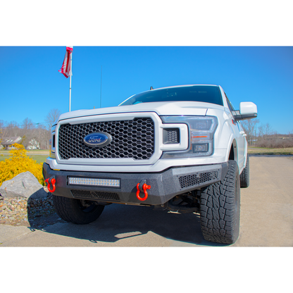 FISHBONE OFFROAD | 18-20 F150 (Excl.Ecoboost) Pelican Front Bumper 2-Stage Black Textured Powder Coat 1/8In Steel | FB22390