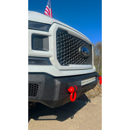 FISHBONE OFFROAD | 18-20 F150 (Excl.Ecoboost) Pelican Front Bumper 2-Stage Black Textured Powder Coat 1/8In Steel | FB22390
