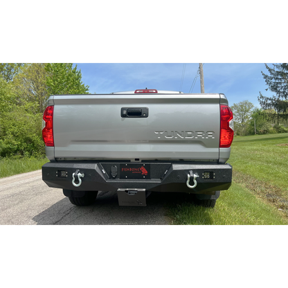 FISHBONE OFFROAD | 18-21 Tundra Rear Bumper Black 2-Stage Powder Coat 1/8In Steel | FB22391