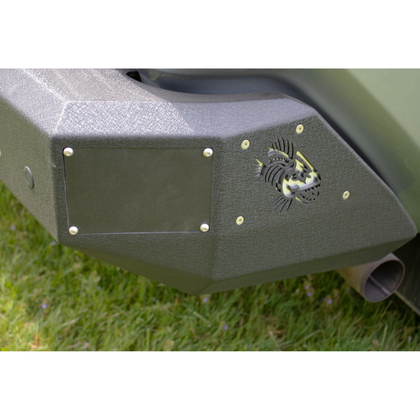 FISHBONE OFFROAD | 18-21 Tundra Rear Bumper Black 2-Stage Powder Coat 1/8In Steel | FB22391