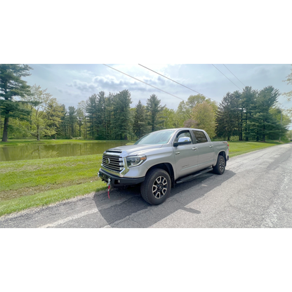 FISHBONE OFFROAD | 14-21 Tundra Front Winch Bumper Black Textured 2-Stage Powder Coat 1/8In Steel | FB22392
