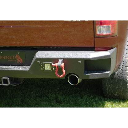 FISHBONE OFFROAD | 09-18 Ram 1500 Classic Rear Bumper Black Textured 2-Stage Powder Coat 1/8In Steel | FB22395