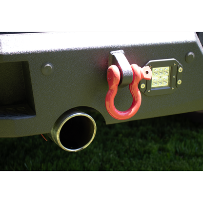 FISHBONE OFFROAD | 09-18 Ram 1500 Classic Rear Bumper Black Textured 2-Stage Powder Coat 1/8In Steel | FB22395