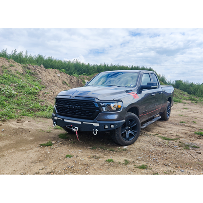 FISHBONE OFFROAD | 19-23 Ram 1500 Pike Winch Plate 0.197In (6 Ga) Steel For Use With Fb22400 | FB22401