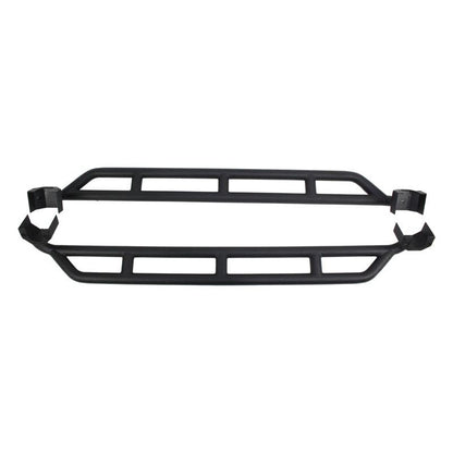 FISHBONE OFFROAD | 07-18 Wrangler Unlimited Tubular Rocker Gards Black 2-Stage Textured Powder Coat Steel | FB23009