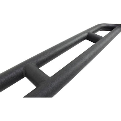FISHBONE OFFROAD | 07-18 Wrangler Unlimited Tubular Rocker Gards Black 2-Stage Textured Powder Coat Steel | FB23009