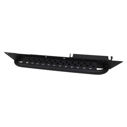 FISHBONE OFFROAD | 97-06 Wrangler Rock Slider With Tube Step Black Textured Powder Coat 3/16In Steel | FB23028