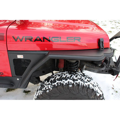 FISHBONE OFFROAD | 97-06 Wrangler Front Tube Fenders Black Textured Powder Coat Steel | FB23029F
