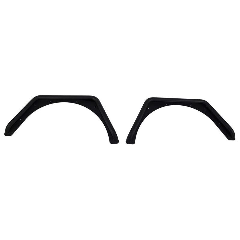 FISHBONE OFFROAD | 97-06 Wrangler Steel Fender With Tube Step Black Textured Powder Coat 3/16In Steel | FB23029