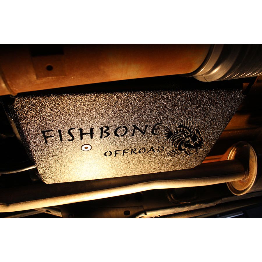 FISHBONE OFFROAD | 12-18 Jk Evap Skid Plate Black Textured Powder Coat Steel | FB23064